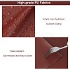 Gorgecraft 6 Sheets Rectangle PU Leather Self-adhesive Fabric DIY-GF0004-27A-4