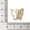 Brass Micro Pave Cubic Zirconia Pendants KK-E092-33G-04-3