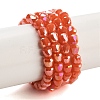 Electroplate Glass Beads Strands EGLA-D030-P4mm-B02-2