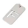 304 Stainless Steel Pendants STAS-M115-01P-F-2