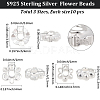 30Pcs 3 Styles S925 Sterling Silver Beads STER-BBC0008-49-2