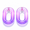 Two Tone Transparent Acrylic Linking Rings OACR-S036-006A-N-3