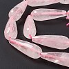 Natural Rose Quartz Beads Strands G-I328-10-6