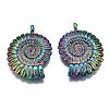 Rainbow Color Alloy Pendants PALLOY-S180-008-RS-2