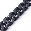 Handmade Acrylic Curb Chains X-AJEW-JB00679-05-3