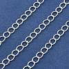 Brass Curb Chains KK-P304-02C-S-1