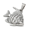 304 Stainless Steel Pendants STAS-B141-03F-P-2
