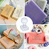 Clear Acrylic Soap Stamps DIY-WH0446-004-3