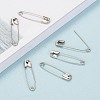 Platinum Plated Iron Safety Pins X-P1Y-N-6