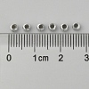 Plating Plastic Acrylic Round Beads PACR-L003-3mm-S-4