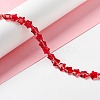Transparent Glass Beads Strand GLAA-F112-02C-2