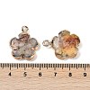 Natural Crazy Agate Pendants G-P566-01G-05-3