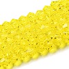 Transparent Glass Beads Strands EGLA-A039-T3mm-D21-1