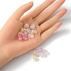 Rainbow Iridescent Plating Acrylic Beads MACR-YW0002-20-4