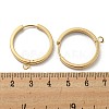 201 Stainless Steel Huggie Hoop Earrings Findings STAS-A167-01Q-G-3