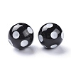 20MM Chunky Bubblegum Acrylic Round Beads X-SACR-S146-20mm-09-4
