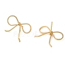 Brass Stud Earrings for Women EJEW-F334-03G-01-2