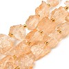 Raw Rough Natural Quartz Crystal Beads Strands G-Z131-J01-08-2