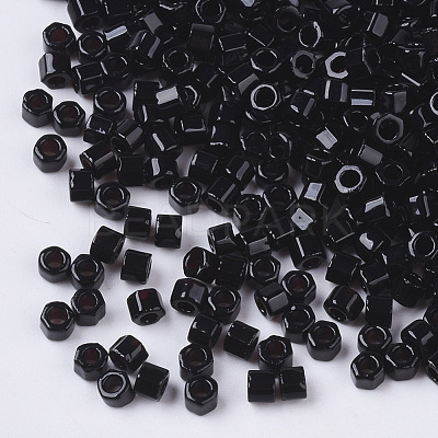 8/0 Two Cut Glass Seed Beads SEED-S033-01A-09-1