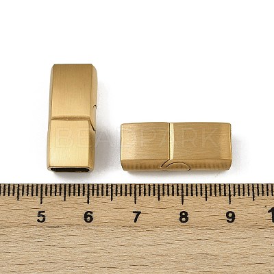 304 Stainless Steel Watch Band Clasps Hand Polished STAS-C127-15G-1
