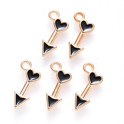 Alloy Enamel Charms X-ENAM-S121-077-1