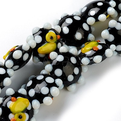 Handmade Lampwork Beads LAMP-J092-01A-1