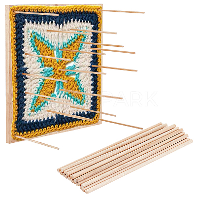 Square Wood Crochet Blocking Board DIY-CA0005-27B-1