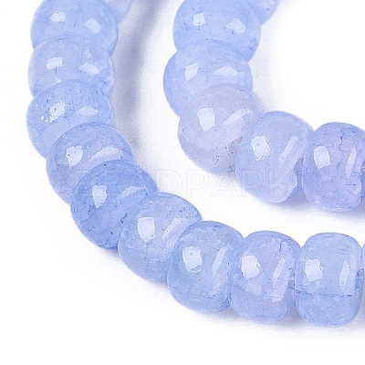 Ombre Effect Dyed Glass Beads Strands GLAA-Q106-05A-A08-1