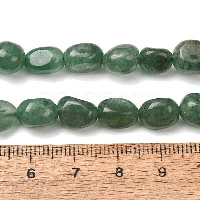 Natural Green Aventurine Beads Strands G-G146-A33-01-1