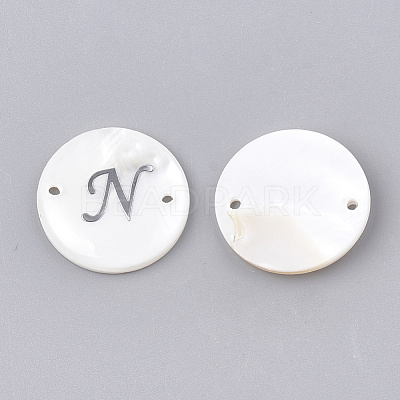 Freshwater Shell Links connectors SHEL-S274-22N-P-1