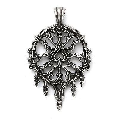 Halloween 316 Surgical Stainless Steel Pendants STAS-A123-01C-AS-1