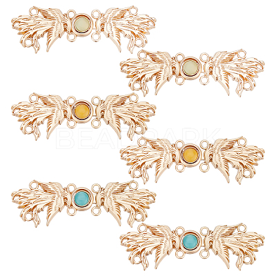 6 Sets 3 Colors Alloy Snap Lock Clasps FIND-NB0002-73-1