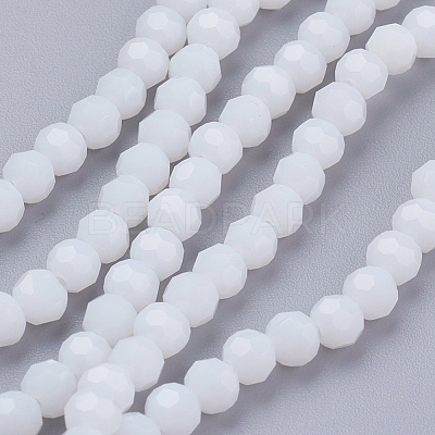 Faceted(32 Facets) Glass Beads Strands EGLA-J042-4mm-26-1