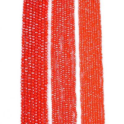 Electroplate Glass Beads Strands EGLA-A044-P1mm-A03-1