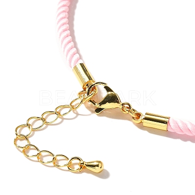 Nylon Milan Cord Necklace Making MAK-M028-01G-29-1