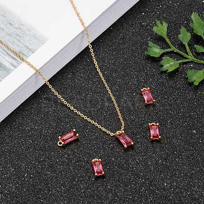 Transparent Glass Charms GLAA-T007-13F-1