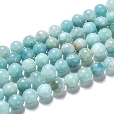 Natural Amazonite Beads Strands Grade A+ G-J388-01-1