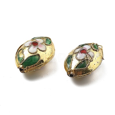 Handmade Cloisonne Beads CLB-Q002-08D-1