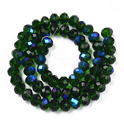 Electroplate Glass Beads Strands EGLA-A034-T1mm-L27-1