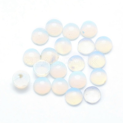 Opalite Cabochons G-P393-R10-4mm-1