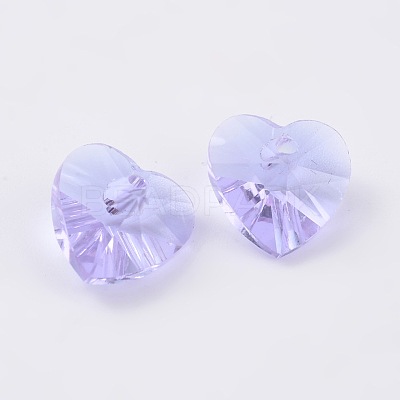 Romantic Valentines Ideas Glass Charms G030V14mm-04-1