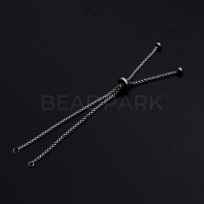 Tarnish Resistant Adjustable 201 Stainless Steel Slider Bracelets Making STAS-S105-JN646-1-1
