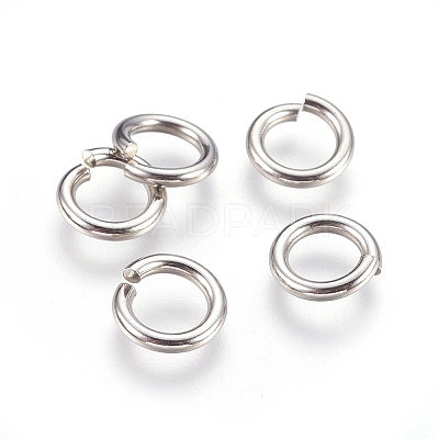 Tarnish Resistant 304 Stainless Steel Saw Cut Open Jump Rings STAS-P212-25P-22-1