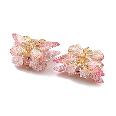 Polymer Clay Rhinestone Beads CLAY-NH0001-07C-1