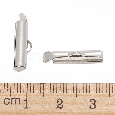 Iron Slide On End Clasp Tubes IFIN-R212-1.6cm-P-1