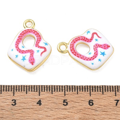 Printed Brass Pendants KK-CBA42CA-04G-03-1