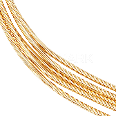 5Pcs Rack Plating Copper French Wire KK-BBC0013-59B-1