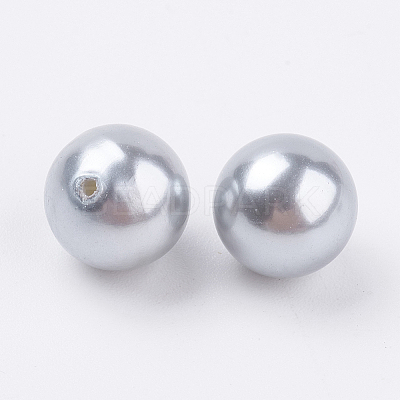 Shell Pearl Half Drilled Beads X-BSHE-G016-10mm-04-1