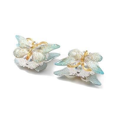 Polymer Clay Rhinestone Beads CLAY-NH0001-07E-1