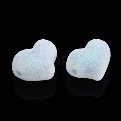 Flocky Acrylic Beads X-MACR-S275-27B-1